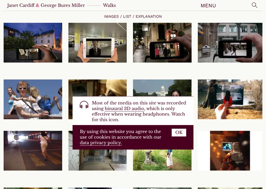   Walks | Janet Cardiff & George Bures Miller