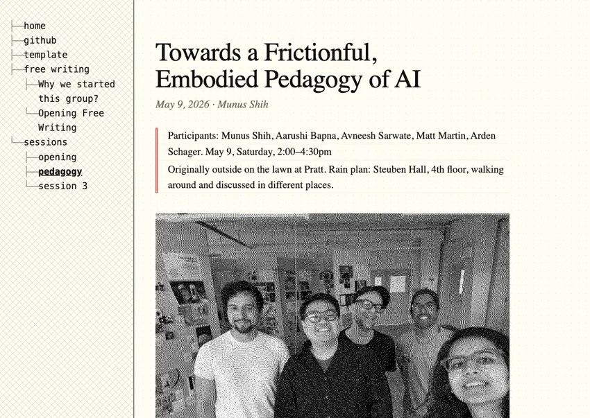 Critical AI Potluck